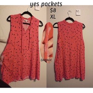 Polka Dot Sleeveless Dress